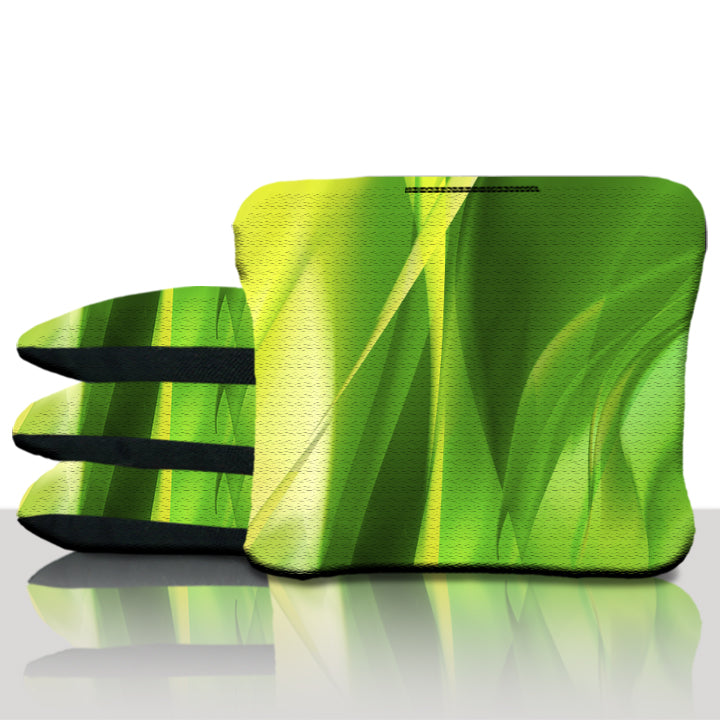 Green Texture Cornhole Bags