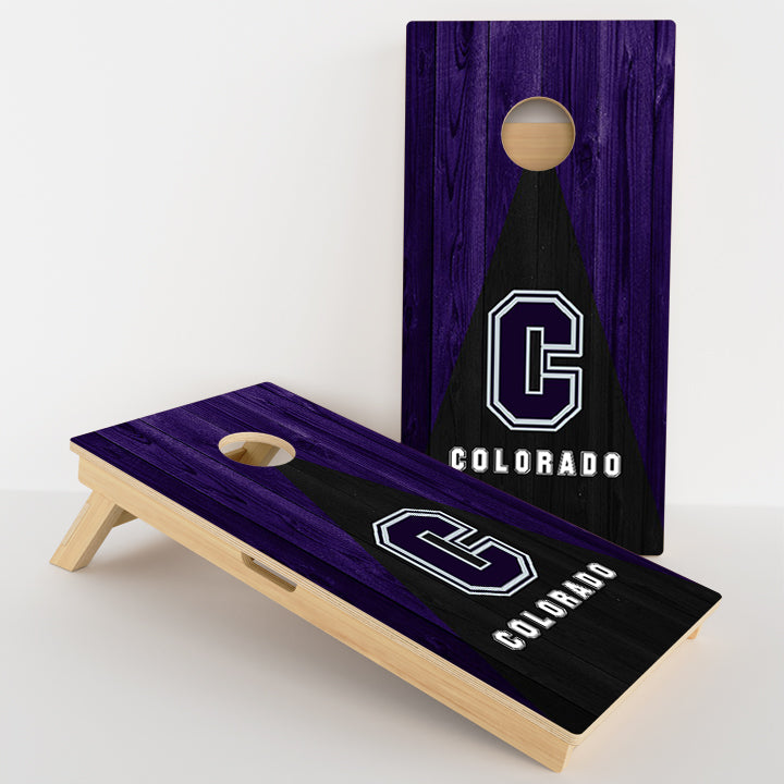 Colorado Baseball Professional Cornhole Boards
